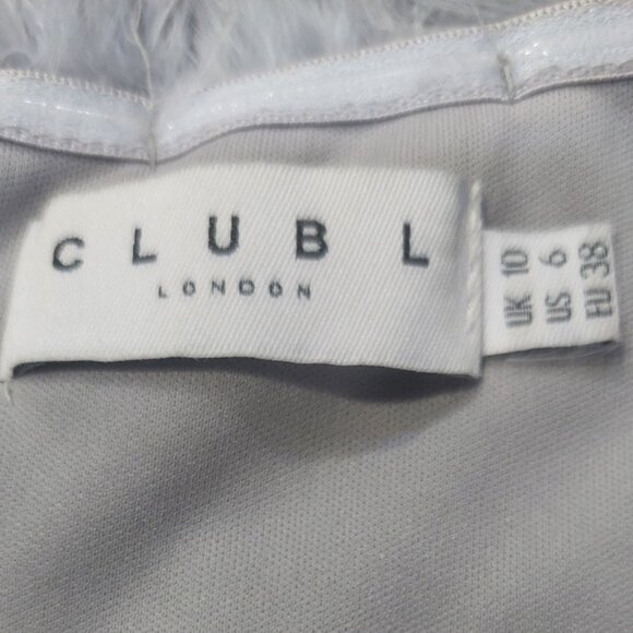 💥CHIC & SEXY💥ROARING 20's VIBE 100% OSTRICH FEATHER TOP in GRAY - Picture 11 of 11